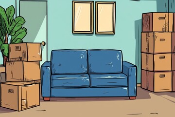 Furniture Movers Relocating House, 