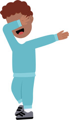 Character Of Happy Little Boy