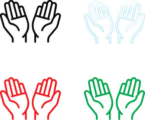 Obraz premium Bat ornament icon, Halloween bauble design, minimalist bat silhouette, festive bat decoration, simple line drawing, color variations, black red green blue outlines, circular pendant shape, gothic Chri