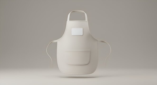 Blank apron mockup. ready for branding.