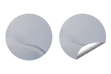 Blank Round Sticker for Mock up Template - 186