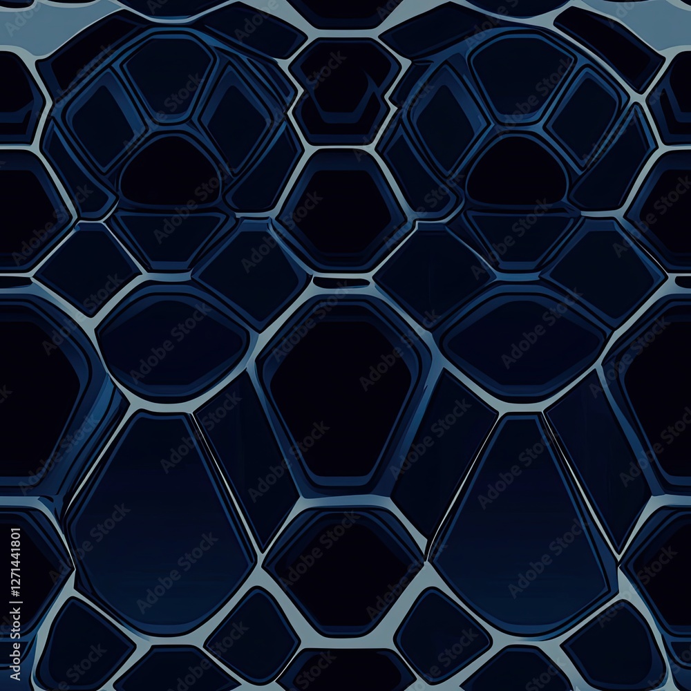 Poster seamless pattern minimalist turtle shell design clean lines sharp angles