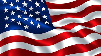 Minimalist clipart of a waving flag with a sleek modern design