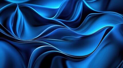 Obraz premium Vibrant blue design with abstract shapes. Vector illustration eps 10