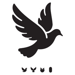 Obraz premium Black dove