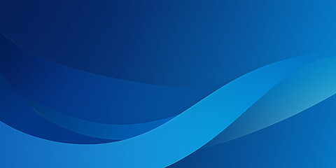 Abstract Blue Wave Background Design for Websites