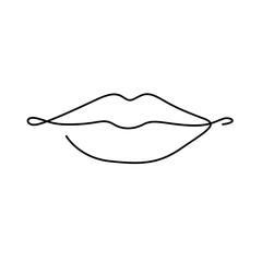 one line mouth