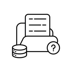 Data Anonymization icons vector stock illustration