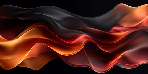 Obraz premium Abstract Flowing Fabric Design (8)