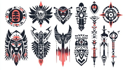 Fototapeta premium Tribal Ink Art