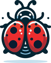 Obraz premium ladybug on a white background