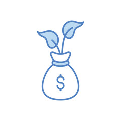 Money Growth vector icon