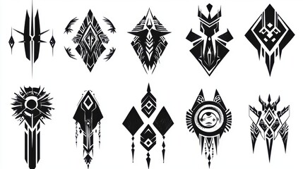 Fototapeta premium Tribal Ink Art