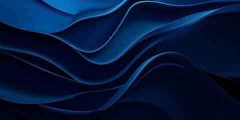 Fototapeta premium Abstract Blue Waves Background Modern Design