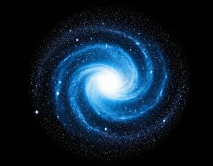 blue spiral galaxy