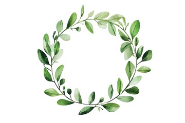 Festive Christmas Mistletoe Wreath: A Flat Vector Illustration of a Classic Holiday Garland Perfect for Festive Designs, Cards, Invitations, and Winter Holiday Decorations. Add a touch of winter magic
