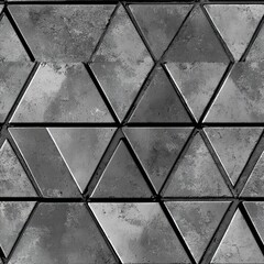 Textured Triangle Seamless Pattern Rough Smooth Contrast Design