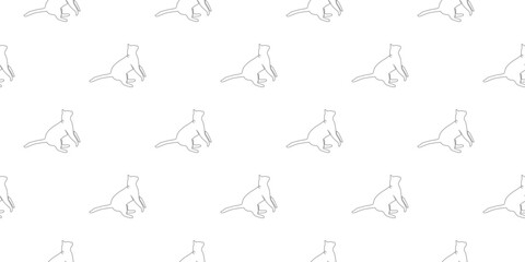 cat pattern background. cat doodle pattern background. Seamless pattern with doodle cat illustration.