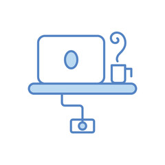 Work Chat vector icon