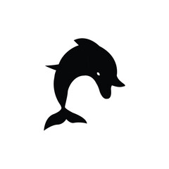 a very simple dolphin icon