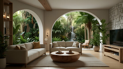 Fototapeta premium interior of a luxury hotel