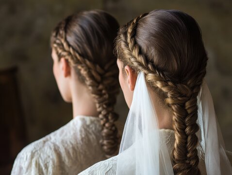Traditional Jewish peyot hairstyle captured in a serene and respectful setting