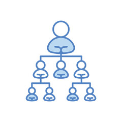 Hierarchy vector icon