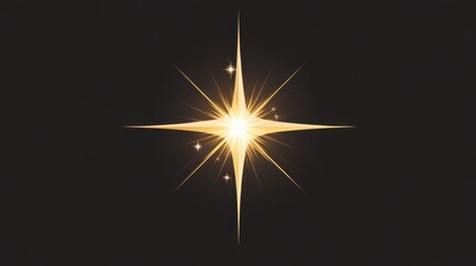 Obraz premium Glimmering Vector Star Icons: Ideal for Logo Design and Sparkling Clipart Collections