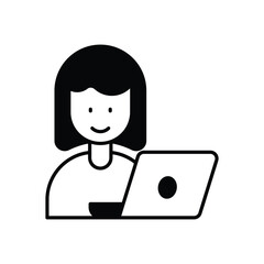Woman Emplaaaaoyee Work vector icon