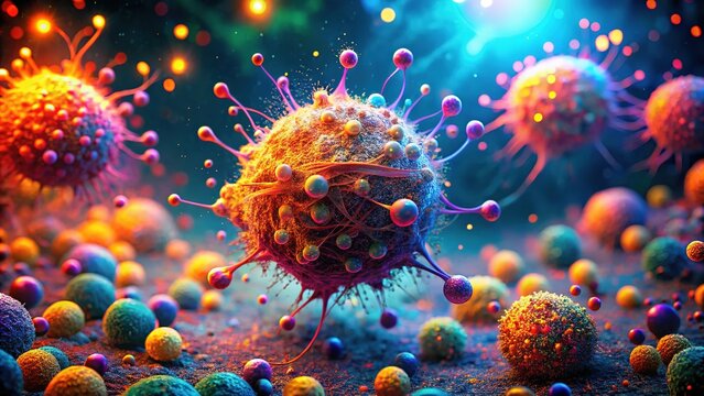 Futuristic immunotherapy:  holographic immune attack on cancer.