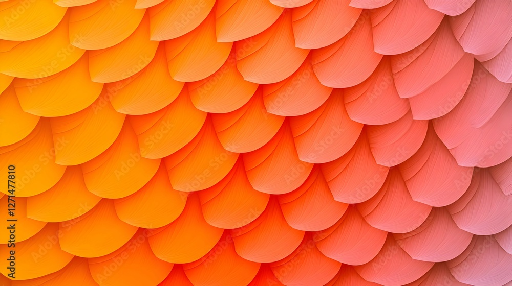 Poster abstract orange and red scale pattern background