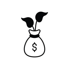 Money Growth vector icon