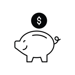 Save Money vector icon