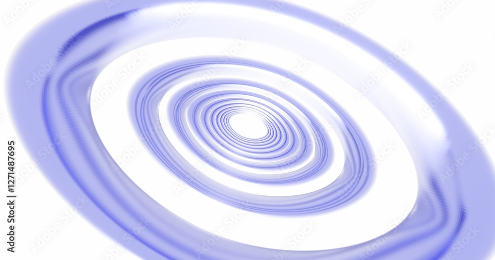 Poster abstract architecture background white round tunnel 3d render