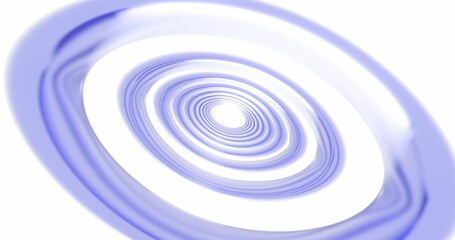 Abstract architecture background white round tunnel 3d render