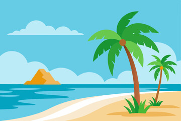 landscape with hills