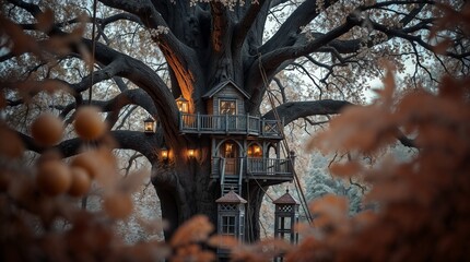 Autumn's artistry paints the city park trees in hues of summer's last stand, a Prague illustration of nature's old design