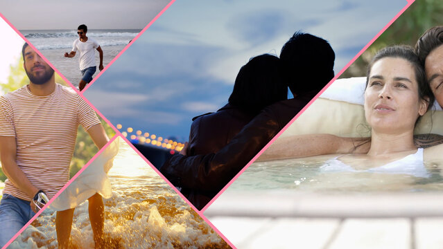 Romantic Multi Screen Video Slideshow