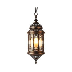 Luxury Islamic Lantern PNG Transparent Background
