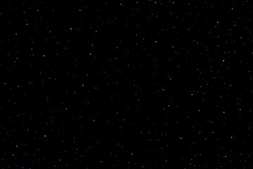 Starry night sky galaxy space background. Glowing stars in space.