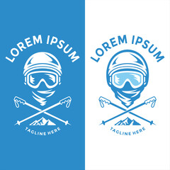 snowboard sports team logo design