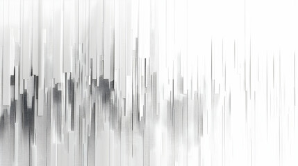 Abstract monochrome design featuring vertical lines creating a dynamic visual rhythm