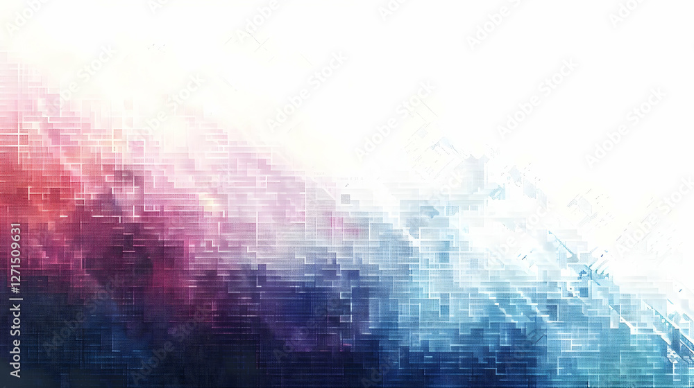 Poster abstract gradient background with vibrant colors transitioning from pink to blue, ideal for digital 