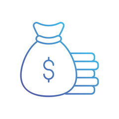 Money Growth vector icon