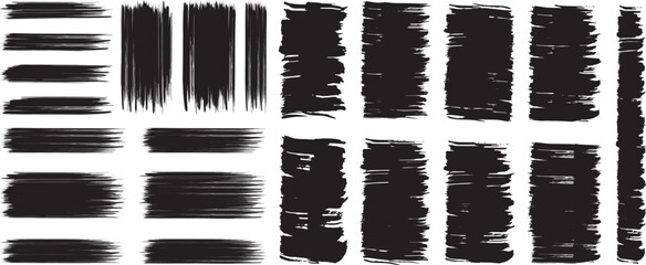 Black brush strock whith background 