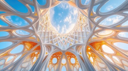 Skyward Gaze: Architectural Wonder