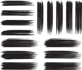 Black brush strock whith background 