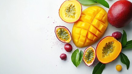 Tropical Delight: Mango and Passion Fruit