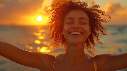 person dancing joyfully, their movements expressing freedom and vitality, emphasizing the importance of physical activity for overall well-being. mental health , mindfulness and wellness concept