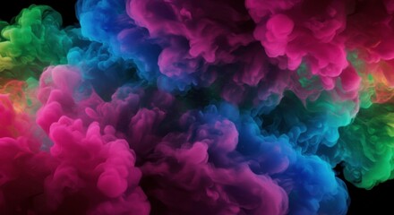 Explosive Colors: An abstract cloud of vibrant, swirling colors, creating a mesmerizing display of beauty and dynamism. Perfect for projects needing a touch of artistic flair and energy.